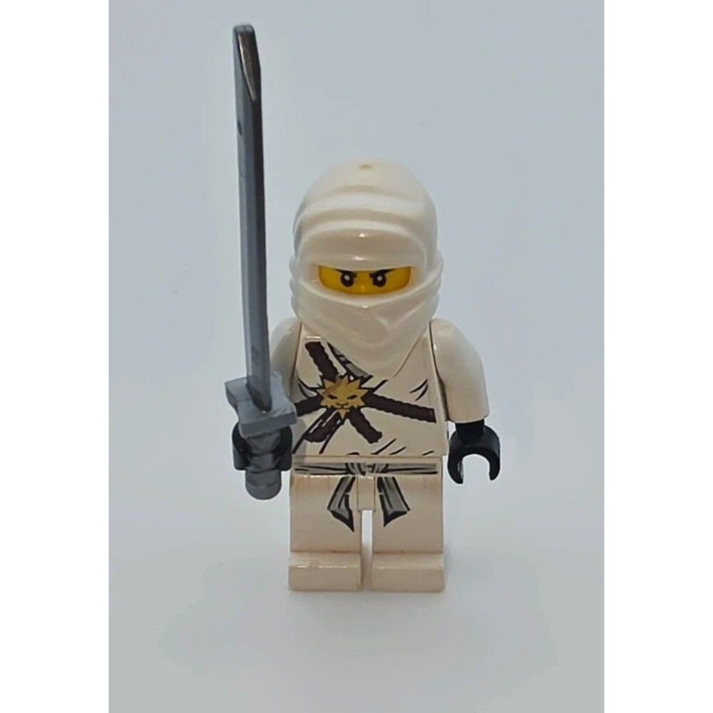 LEGO Ninjago Zane Minifigure njo0001 Original 2011 Pilot Golden Weapons